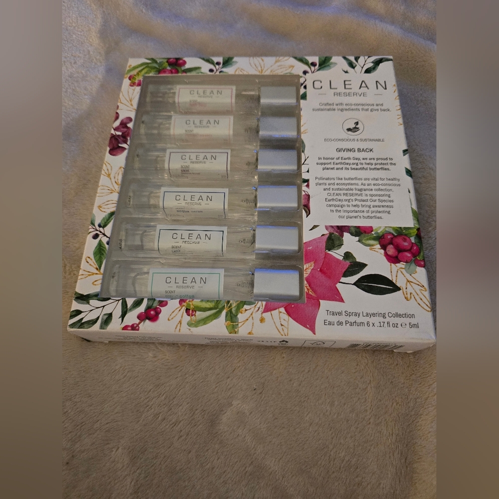 Clean Reserve Travel Spray Layering Collection - NEW in SEALED BOX.